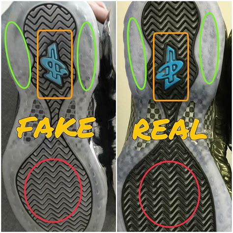 how to spot fake nike foamposite|chrome foamposite counterfeit.